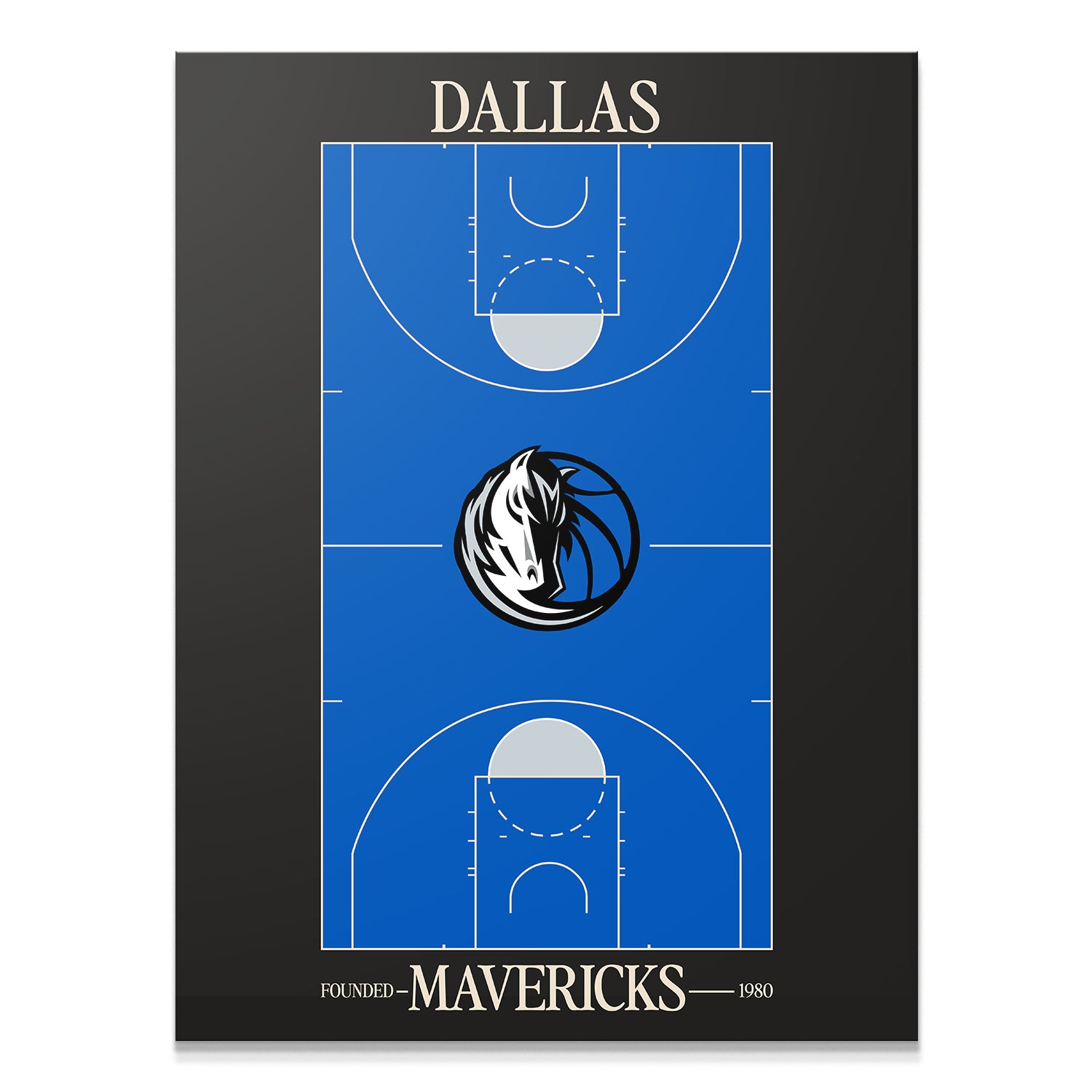 Top Court Design - Mavericks - IKONICK - NBA Teams