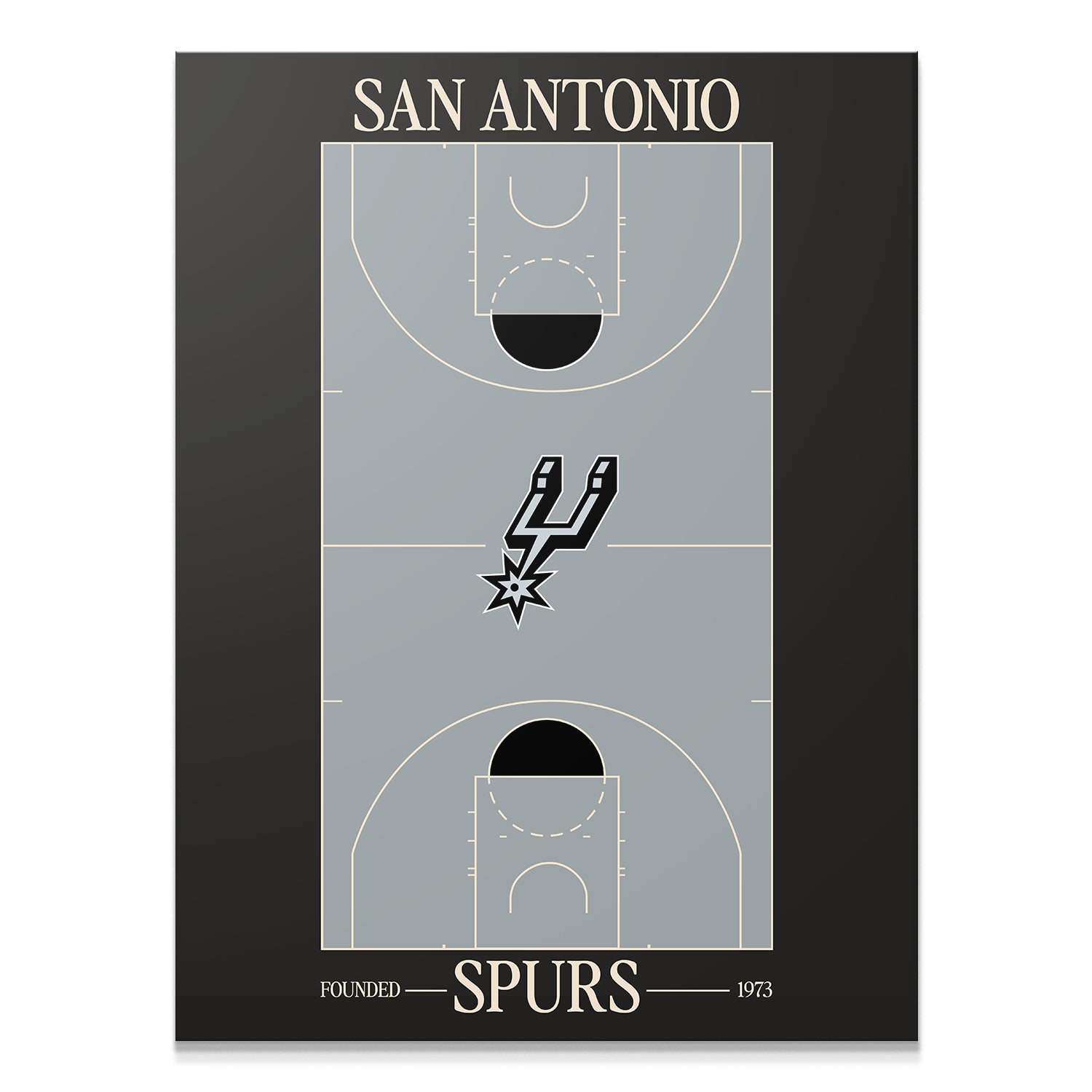 Top Court Design - Spurs - IKONICK - NBA Teams