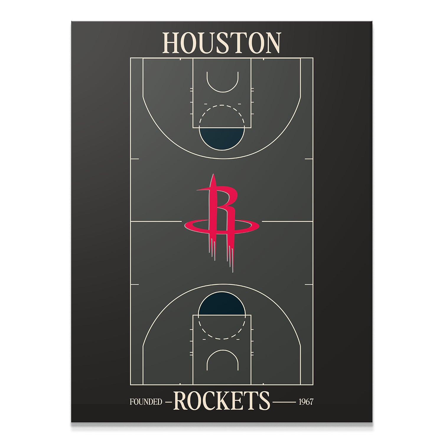 Top Court Design - Rockets - IKONICK - NBA Teams