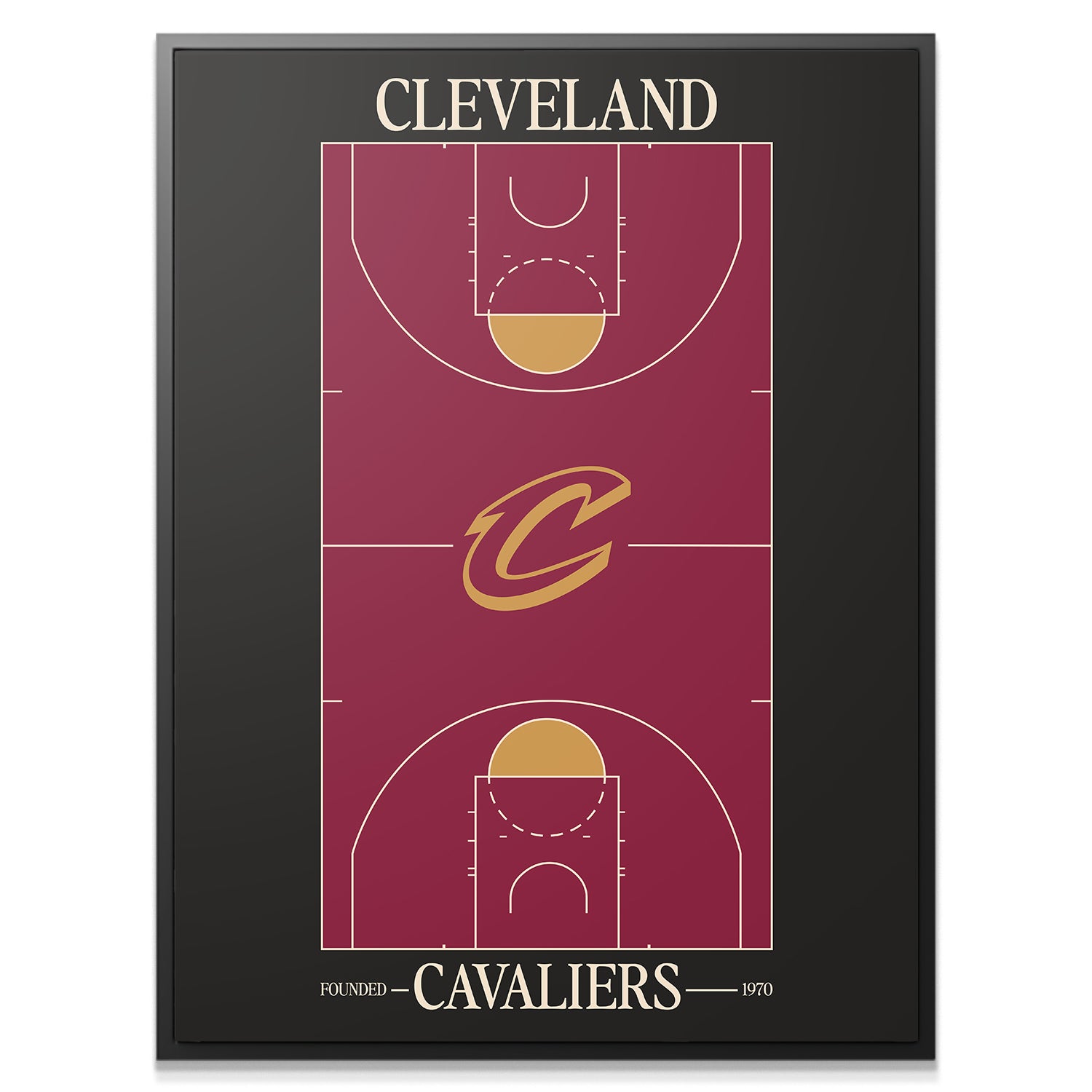 Top Court Design - Cavaliers - IKONICK - NBA Teams