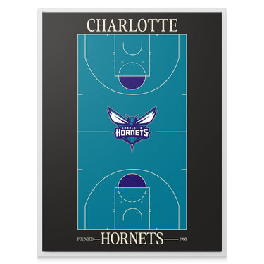 Top Court Design - Hornets - IKONICK - NBA Teams