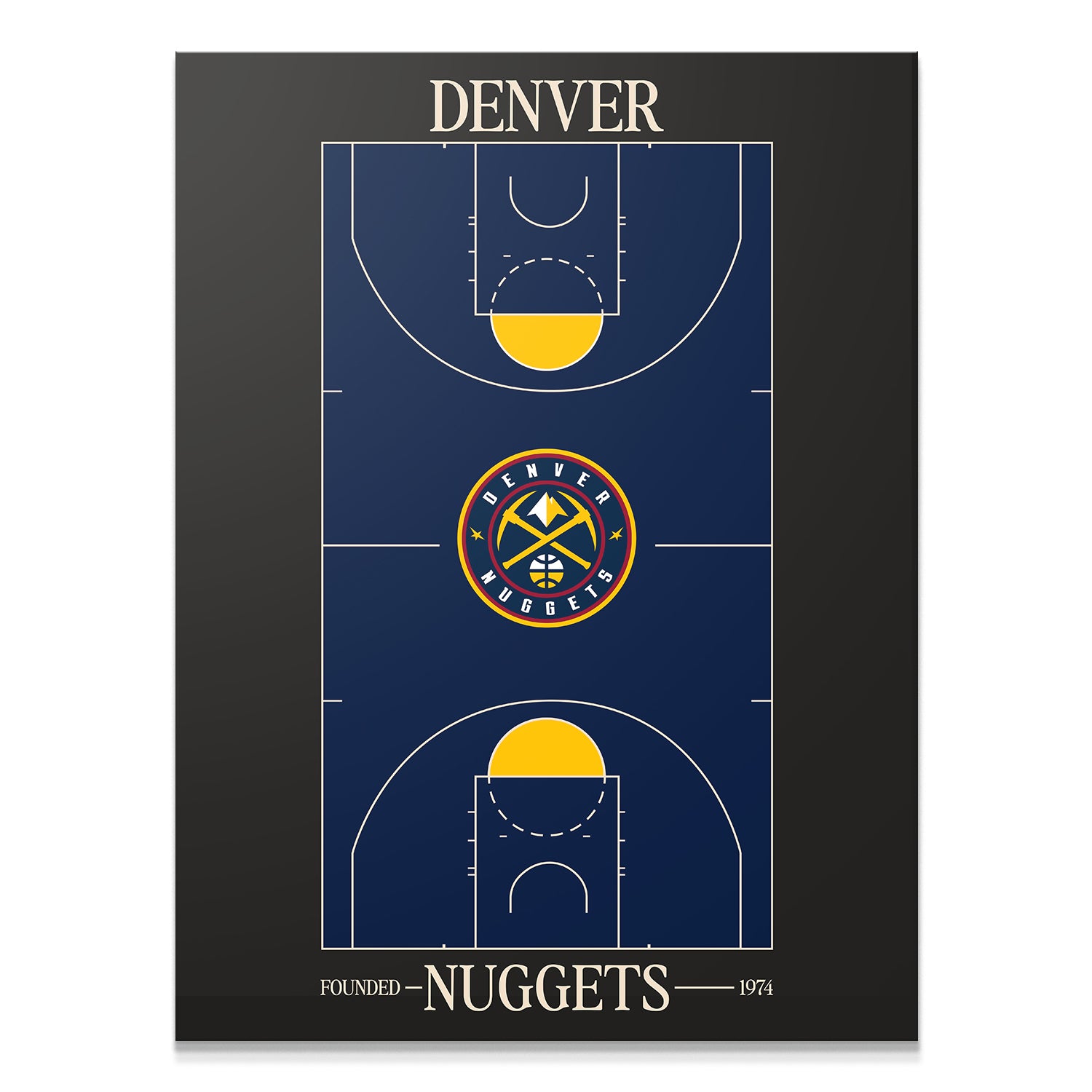 Top Court Design - Nuggets - IKONICK - NBA Teams