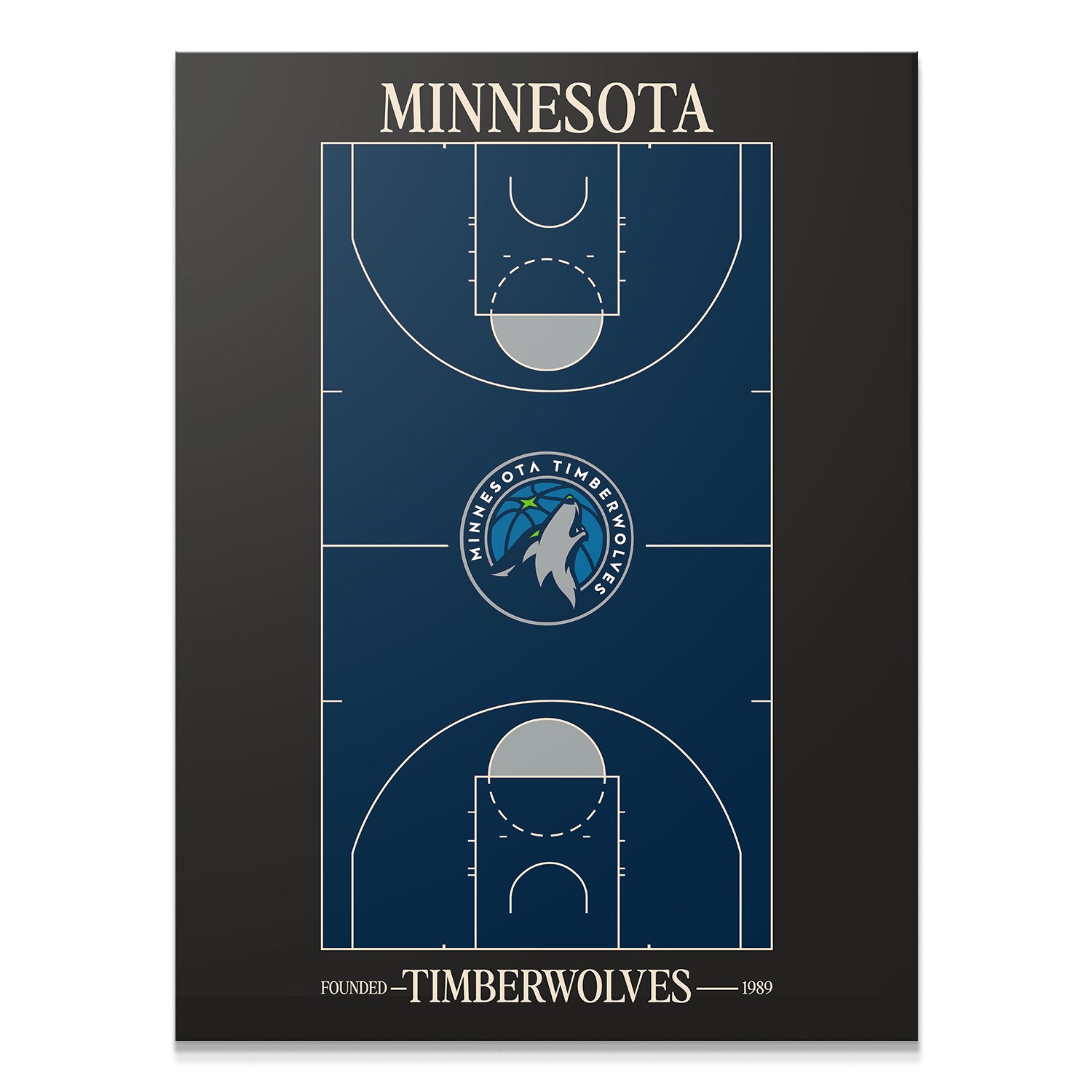 Top Court Design - Timberwolves - IKONICK - NBA Teams