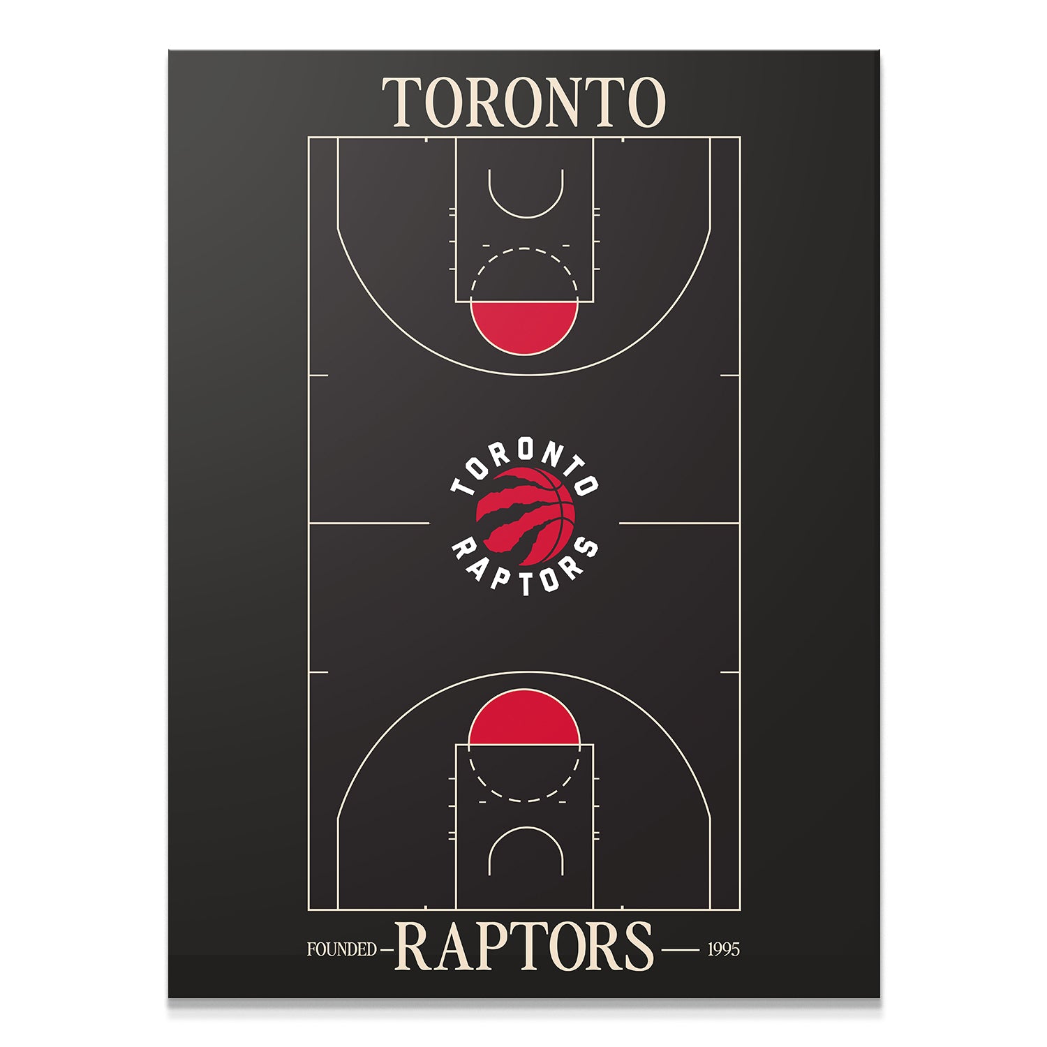 Top Court Design - Raptors - IKONICK - NBA Teams