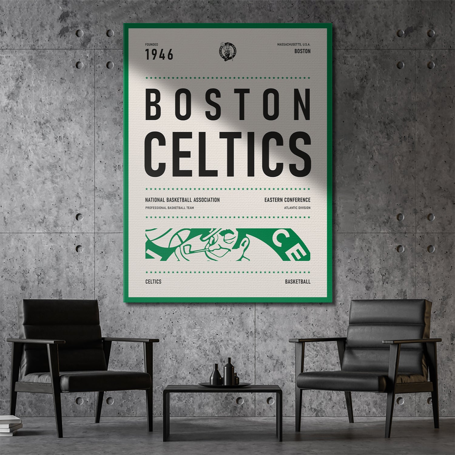 Team Poster - Celtics - IKONICK - NBA Teams