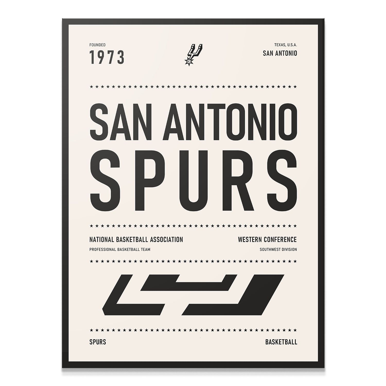Team Poster - Spurs - IKONICK - NBA Teams