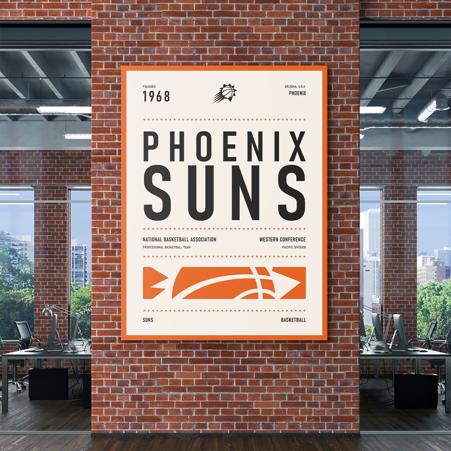 Team Poster - Suns - IKONICK - NBA Teams