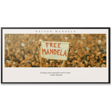 Nelson Mandela - It Always Seems Impossible - IKONICK - Nelson Mandela
