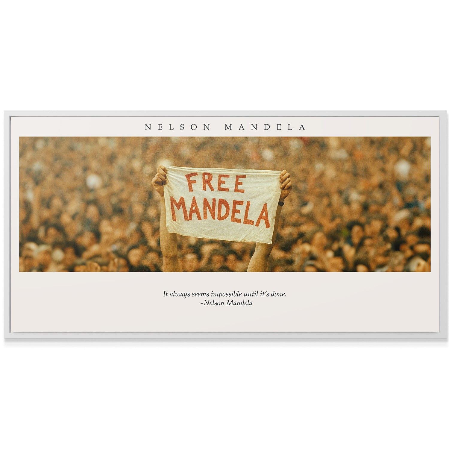 Nelson Mandela - It Always Seems Impossible - IKONICK - Nelson Mandela