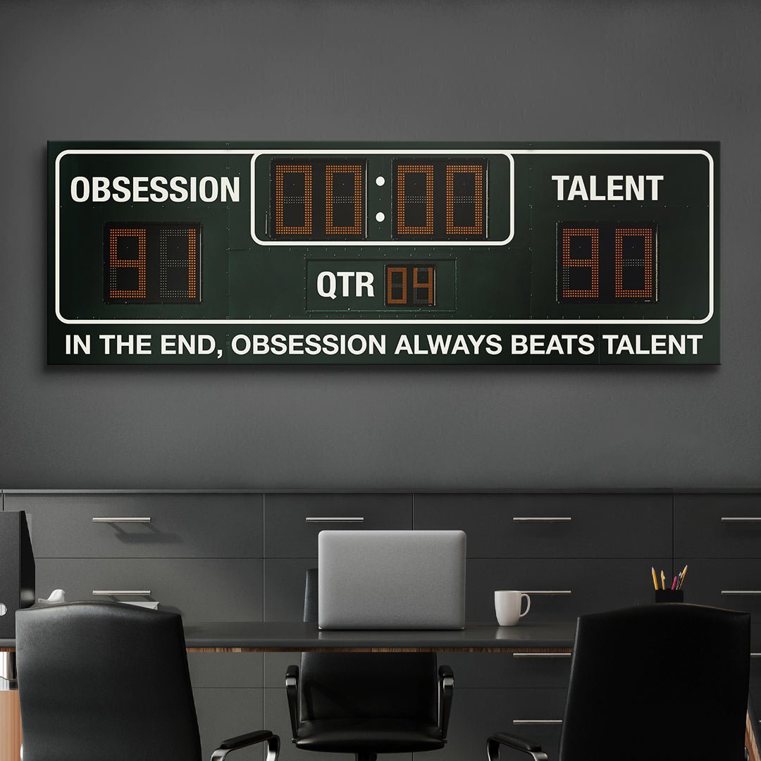 Obsession Beats Talent - Official IKONICK Art