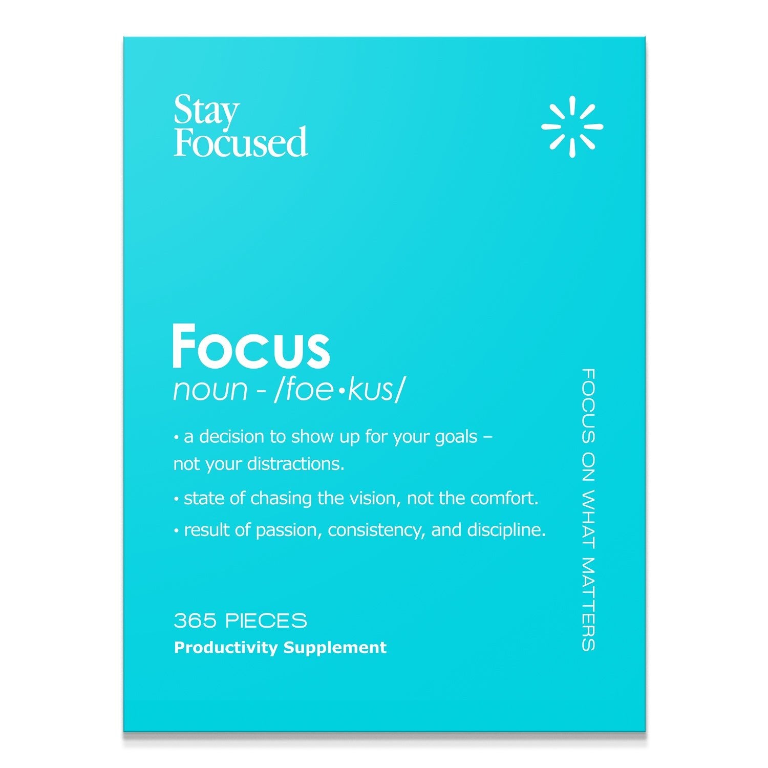 Stay Focused - IKONICK - Neuro