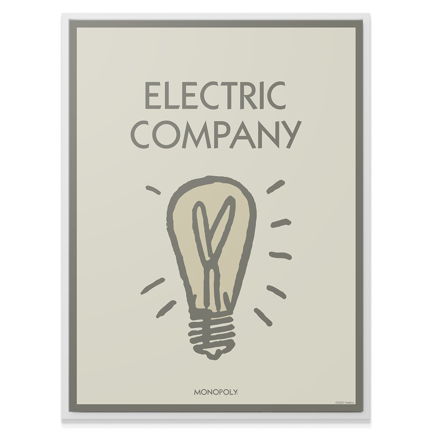 Monopoly - Electric Company - Pastel