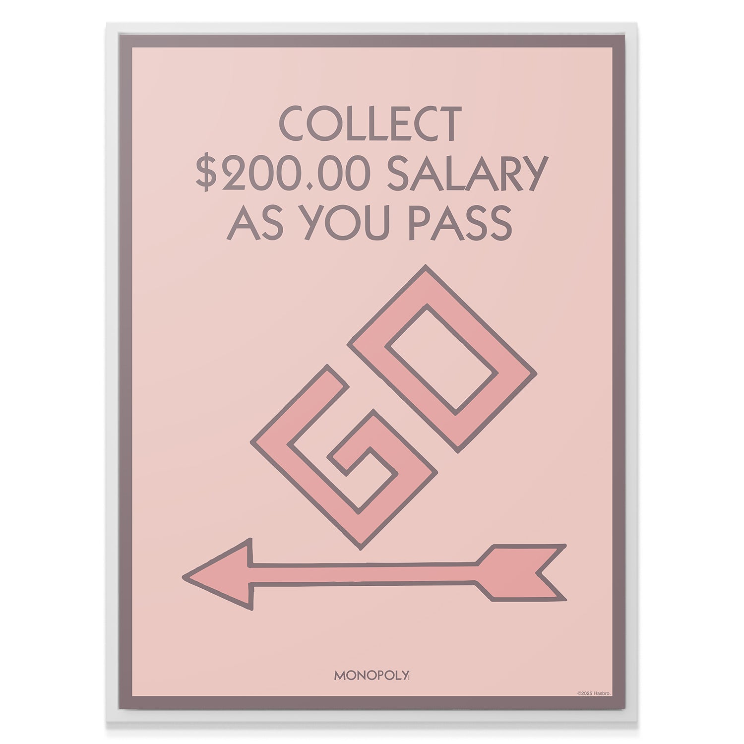 Monopoly - Collect $200 - Pastel
