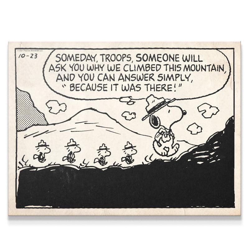 Peanuts - The Mountain - Sketch - IKONICK - Peanuts