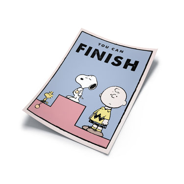 Kids PEANUTS - You Can Finish Print