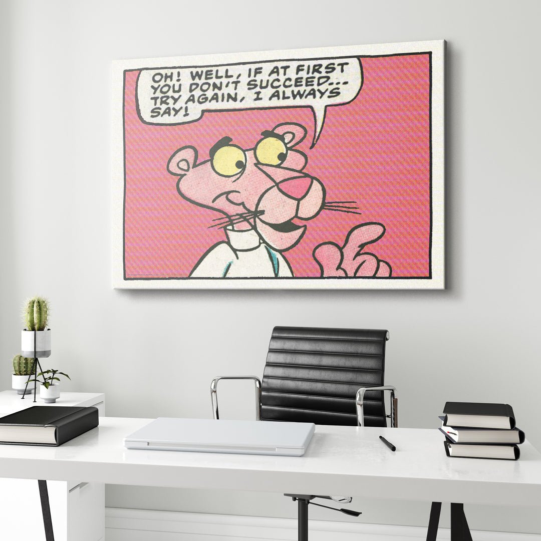 PINK PANTHER - Try Again - IKONICK - Pink Panther
