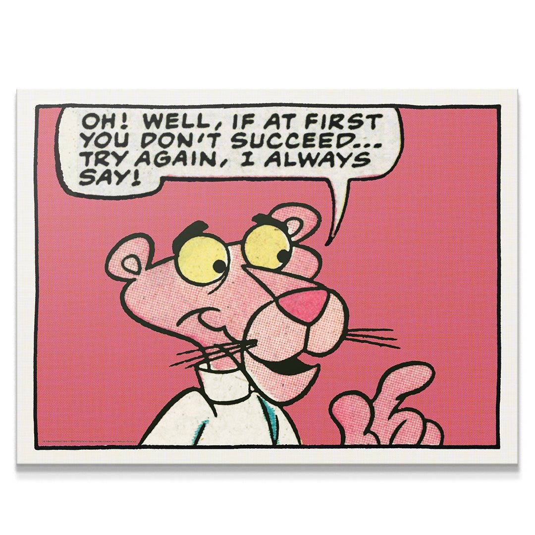 PINK PANTHER - Try Again - IKONICK - Pink Panther