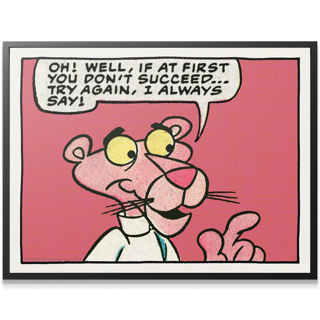 PINK PANTHER - Try Again - IKONICK - Pink Panther