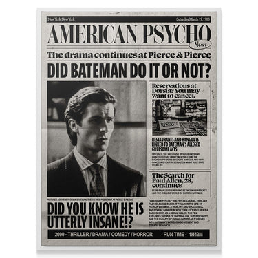 Psycho News - IKONICK - American Psycho