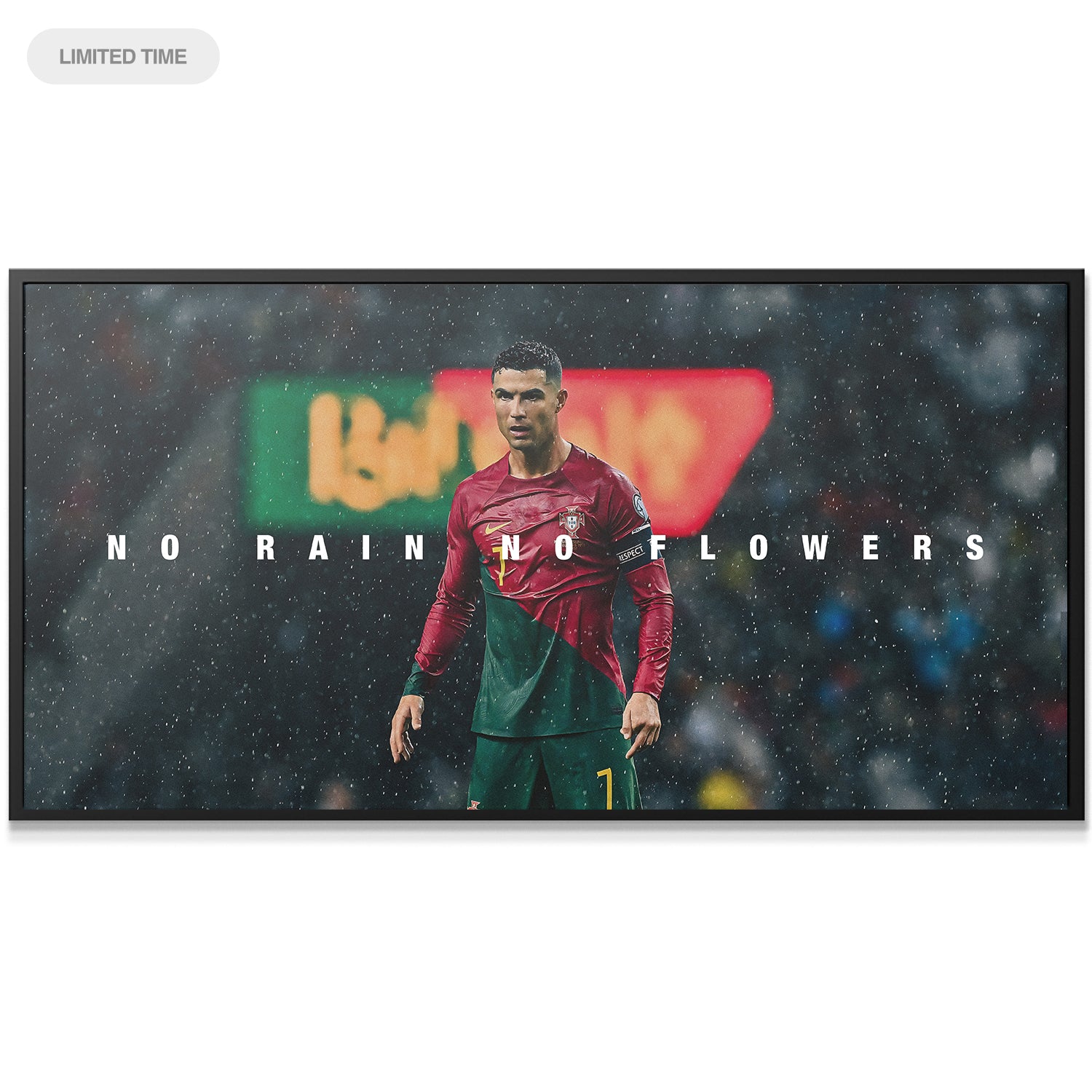 Cristiano Ronaldo - No Rain No Flowers - IKONICK - Cristiano Ronaldo