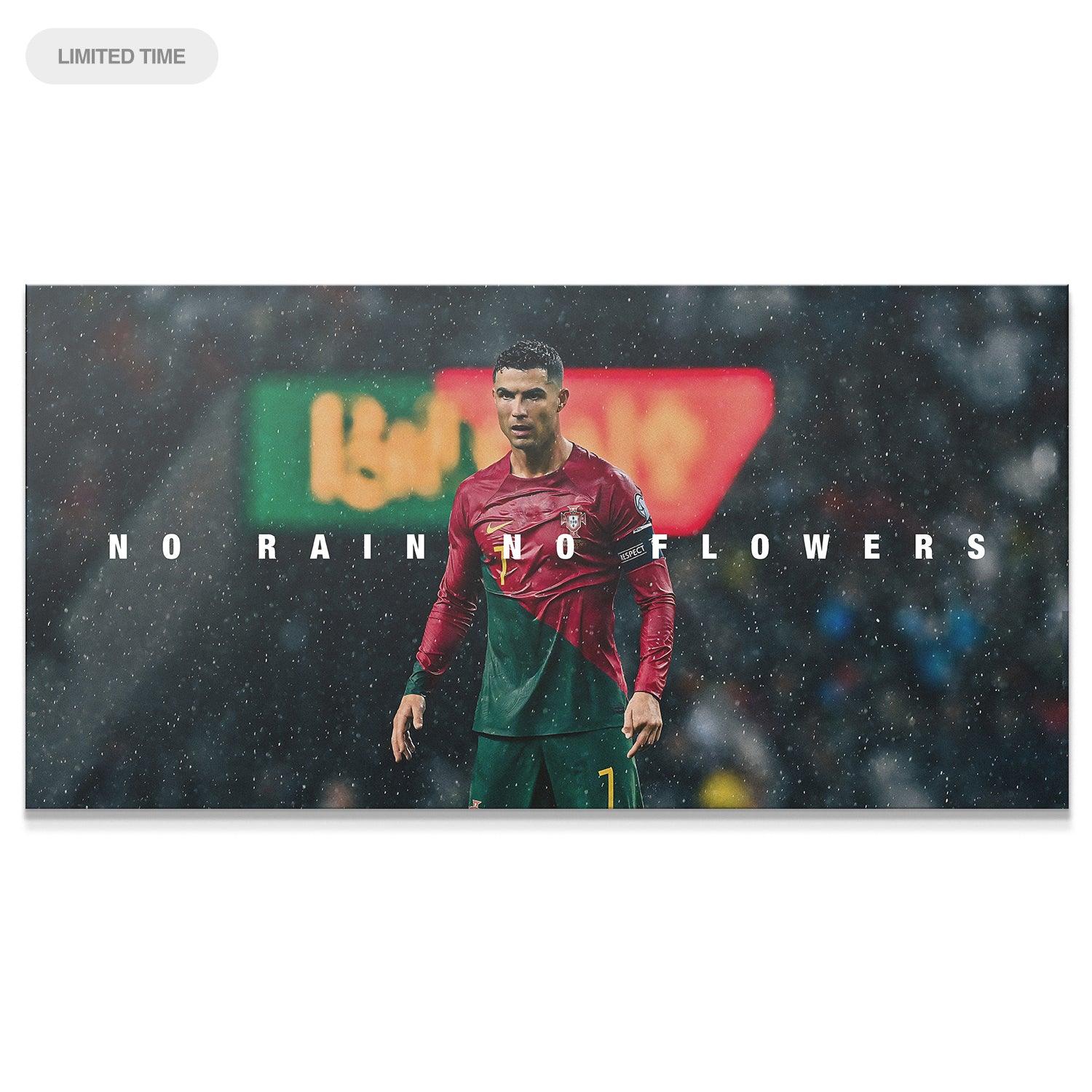 Cristiano Ronaldo - No Rain No Flowers - IKONICK - Cristiano Ronaldo