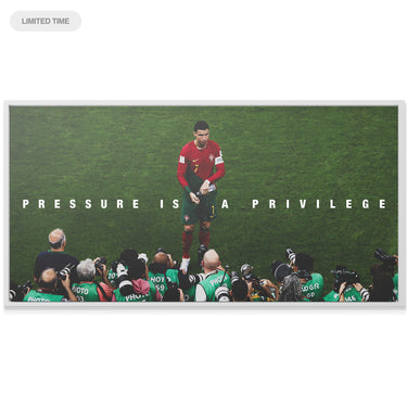 Cristiano Ronaldo - Pressure Is A Privilege - IKONICK - Cristiano Ronaldo