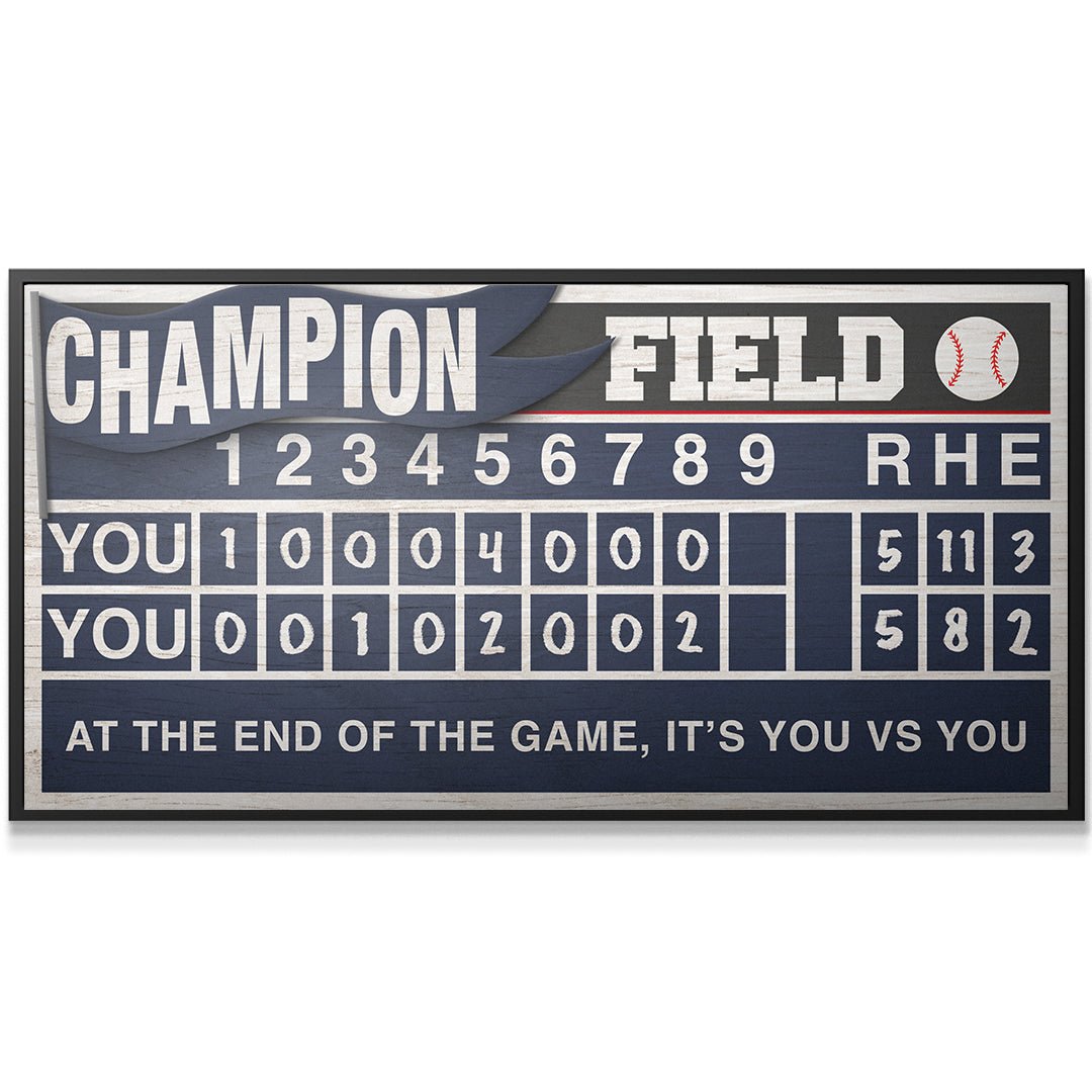 You Vs You Scoreboard