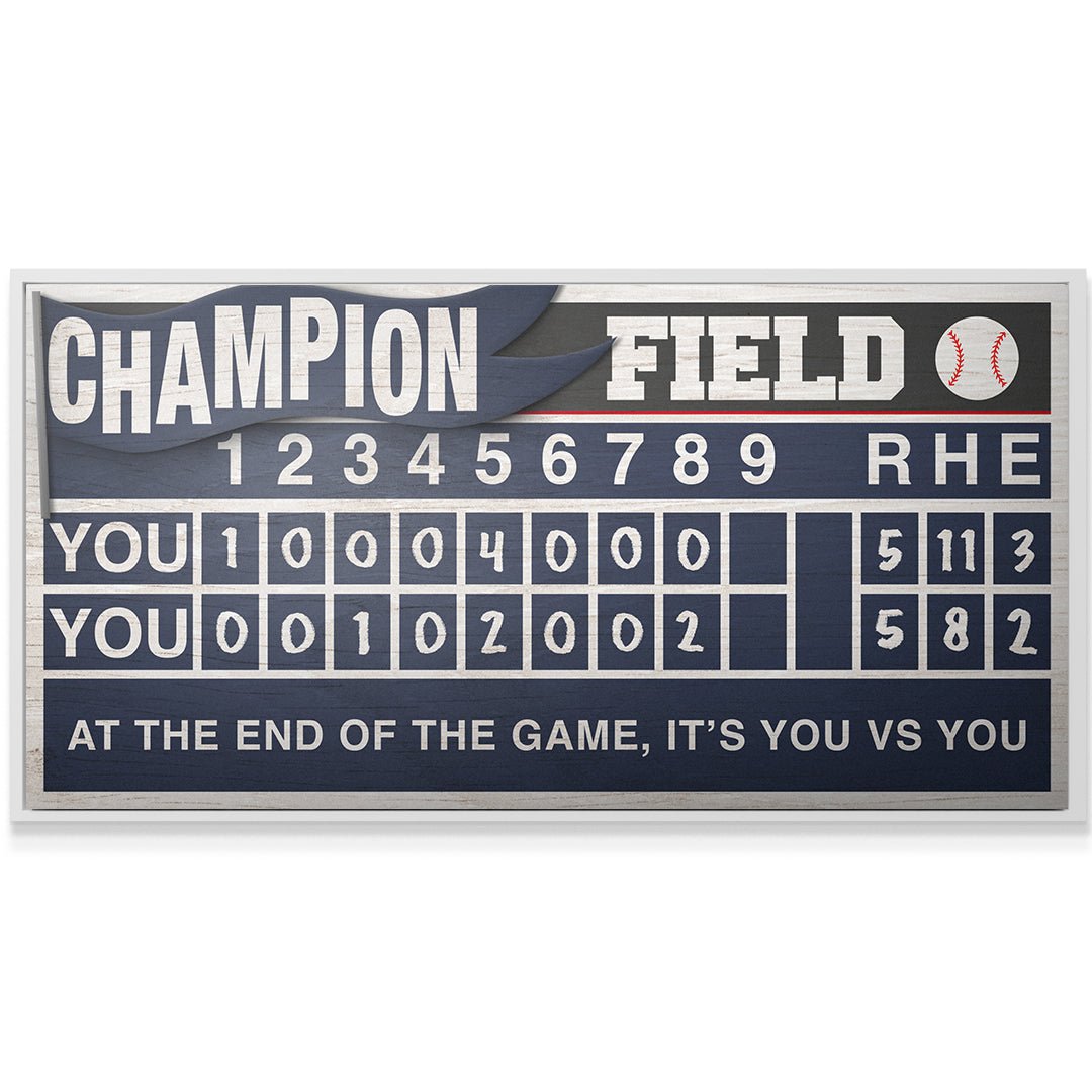 You Vs You Scoreboard