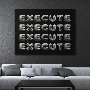 Motivational Canvas Art Designed