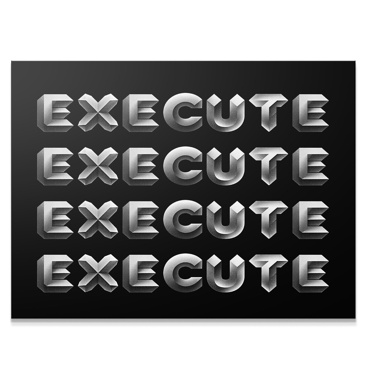 Execute Silver Official IKONICK Canvas Art execute-silver-official-ikonick-canvas-art