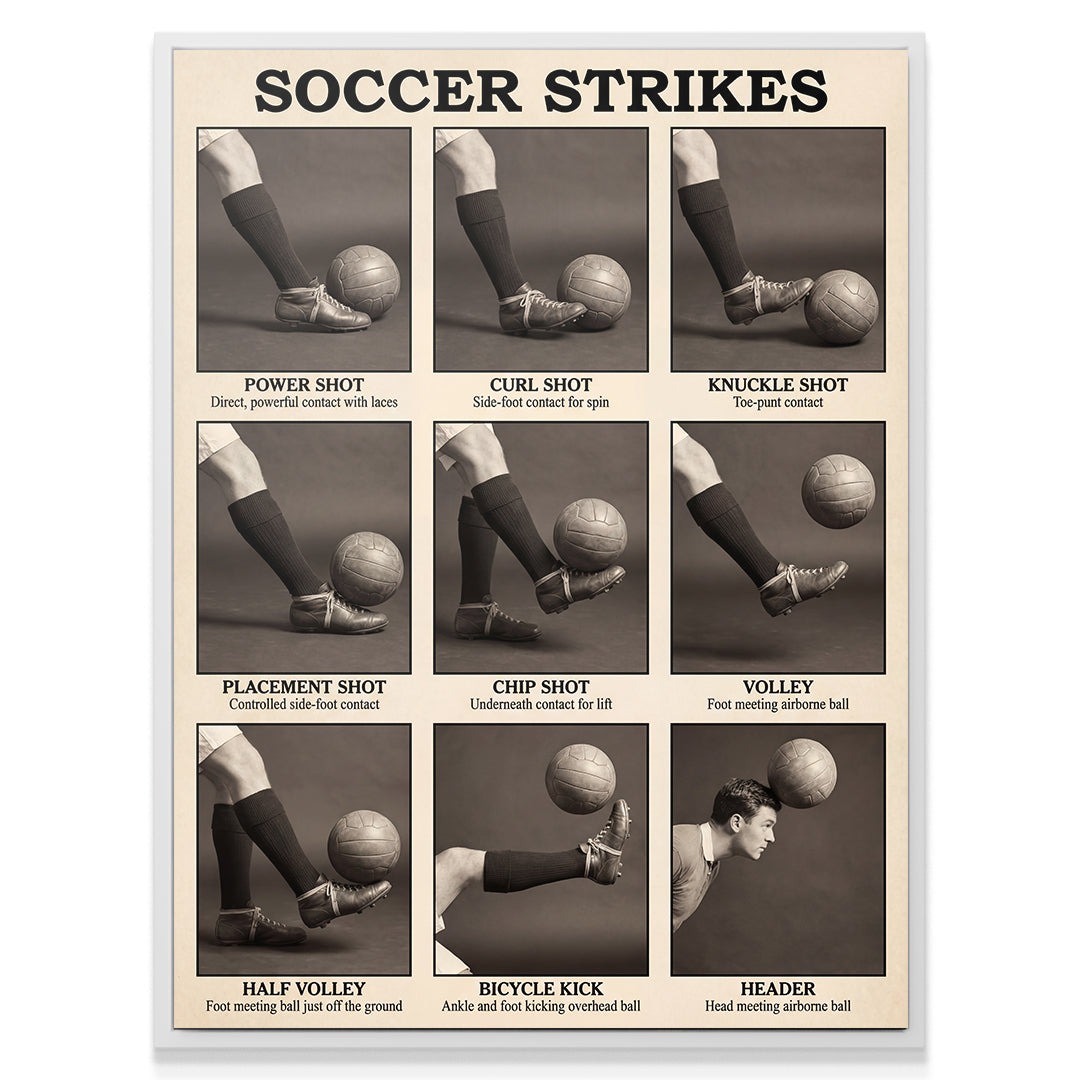 Soccer Strikes - Official IKONICK Canvas Art