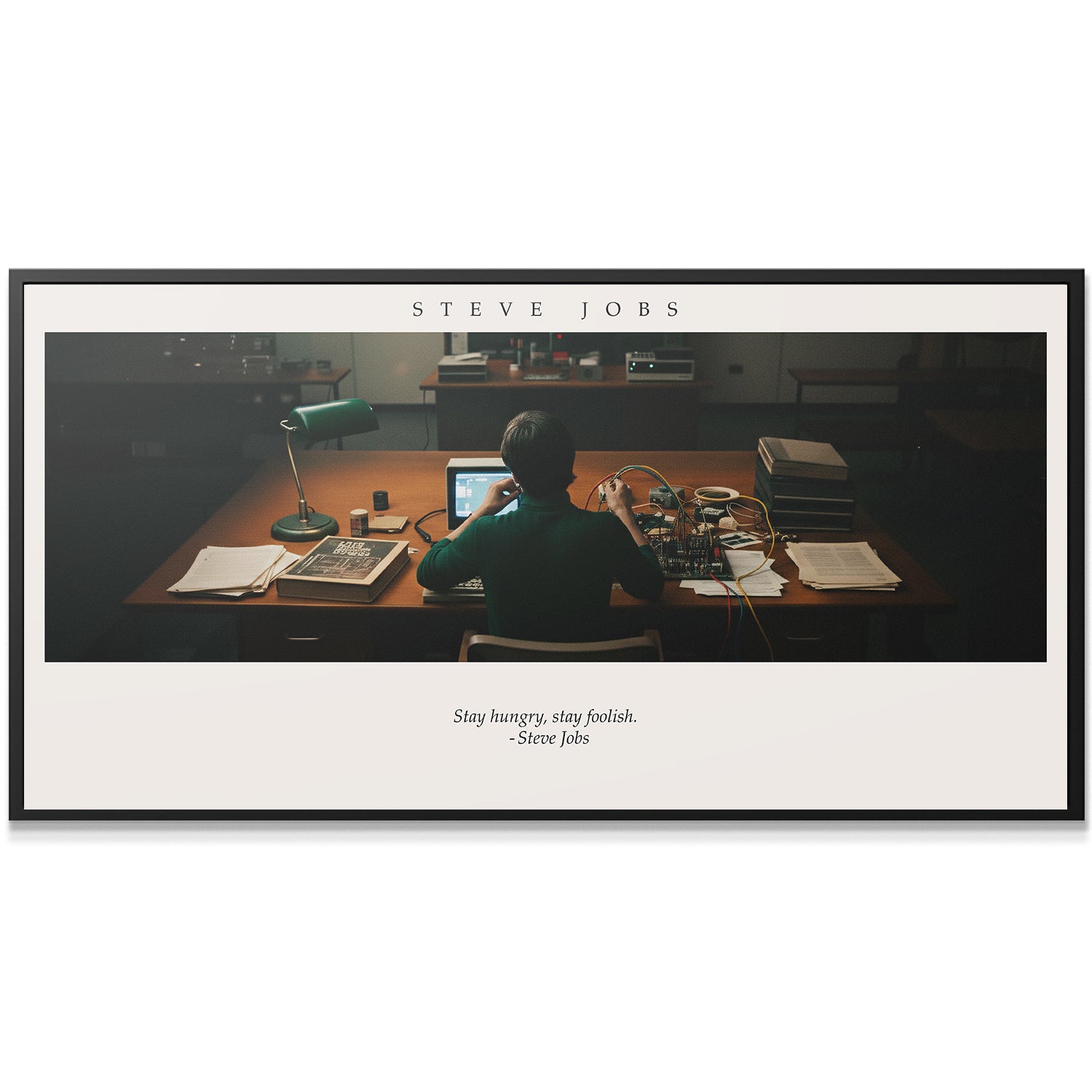 Steve Jobs - Stay Hungry, Stay Foolish - IKONICK - Steve Jobs