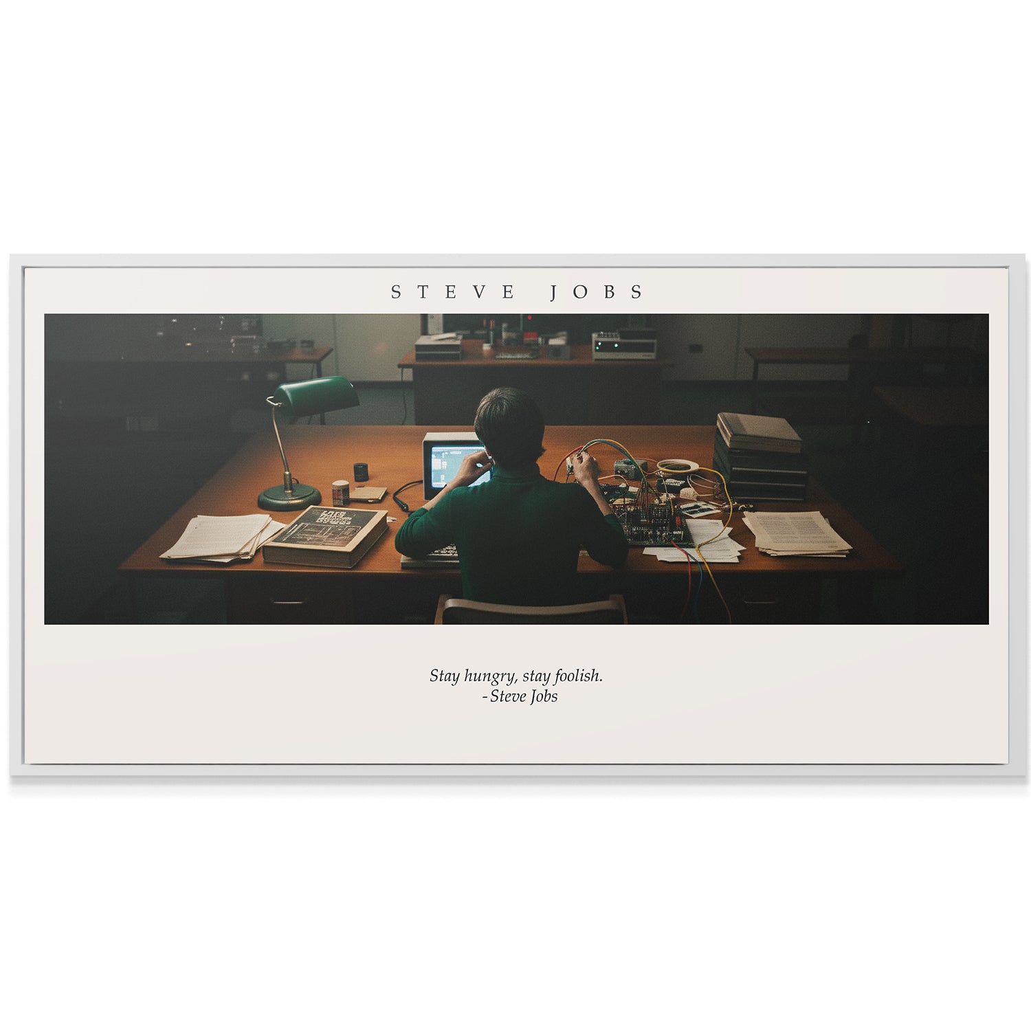 Steve Jobs - Stay Hungry, Stay Foolish - IKONICK - Steve Jobs