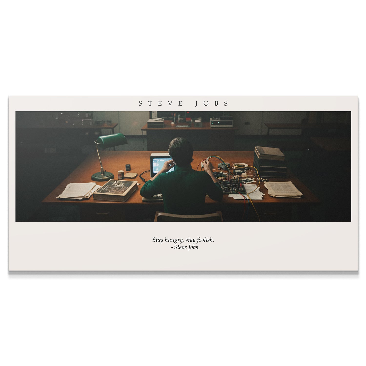 Steve Jobs - Stay Hungry, Stay Foolish - IKONICK - Steve Jobs