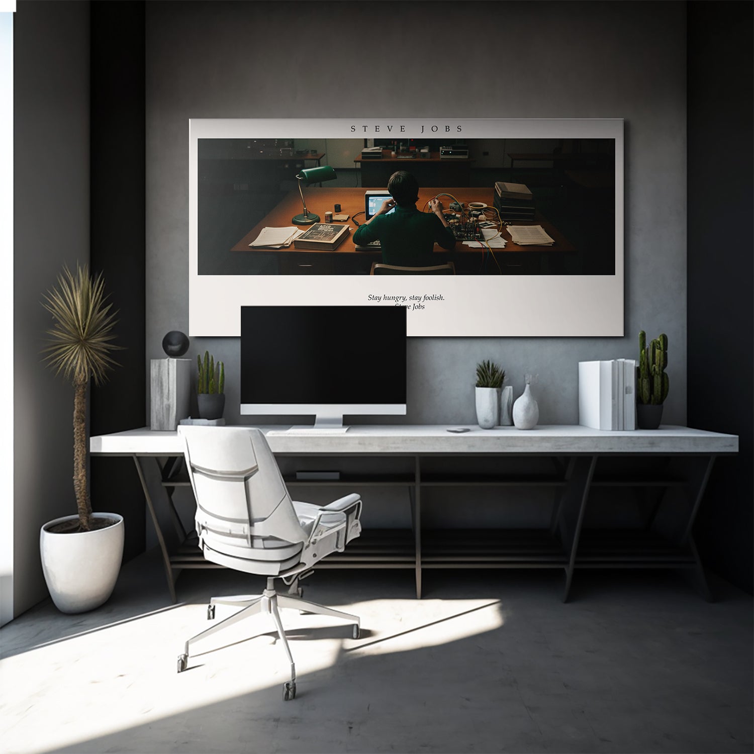 Steve Jobs - Stay Hungry, Stay Foolish - IKONICK - Steve Jobs