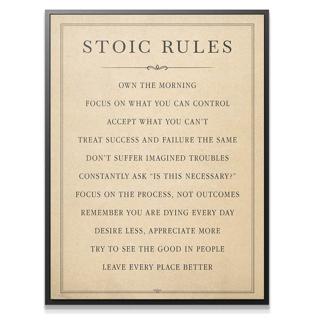 Stoic Rules