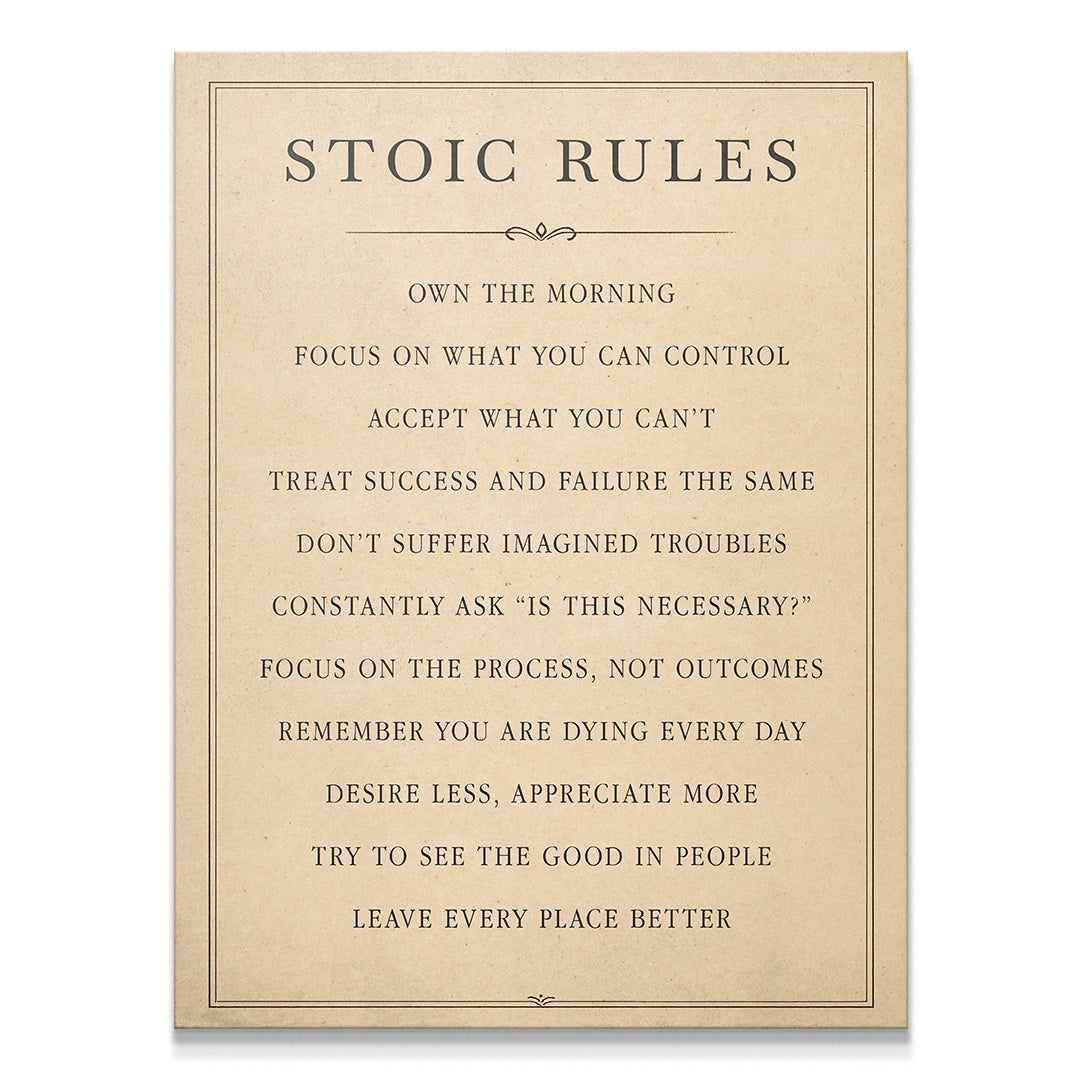 Stoic Rules