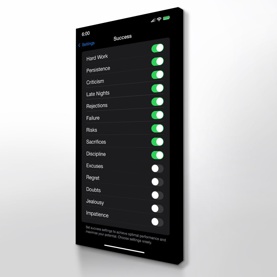 Success Settings - IKONICK - IKONICK Original