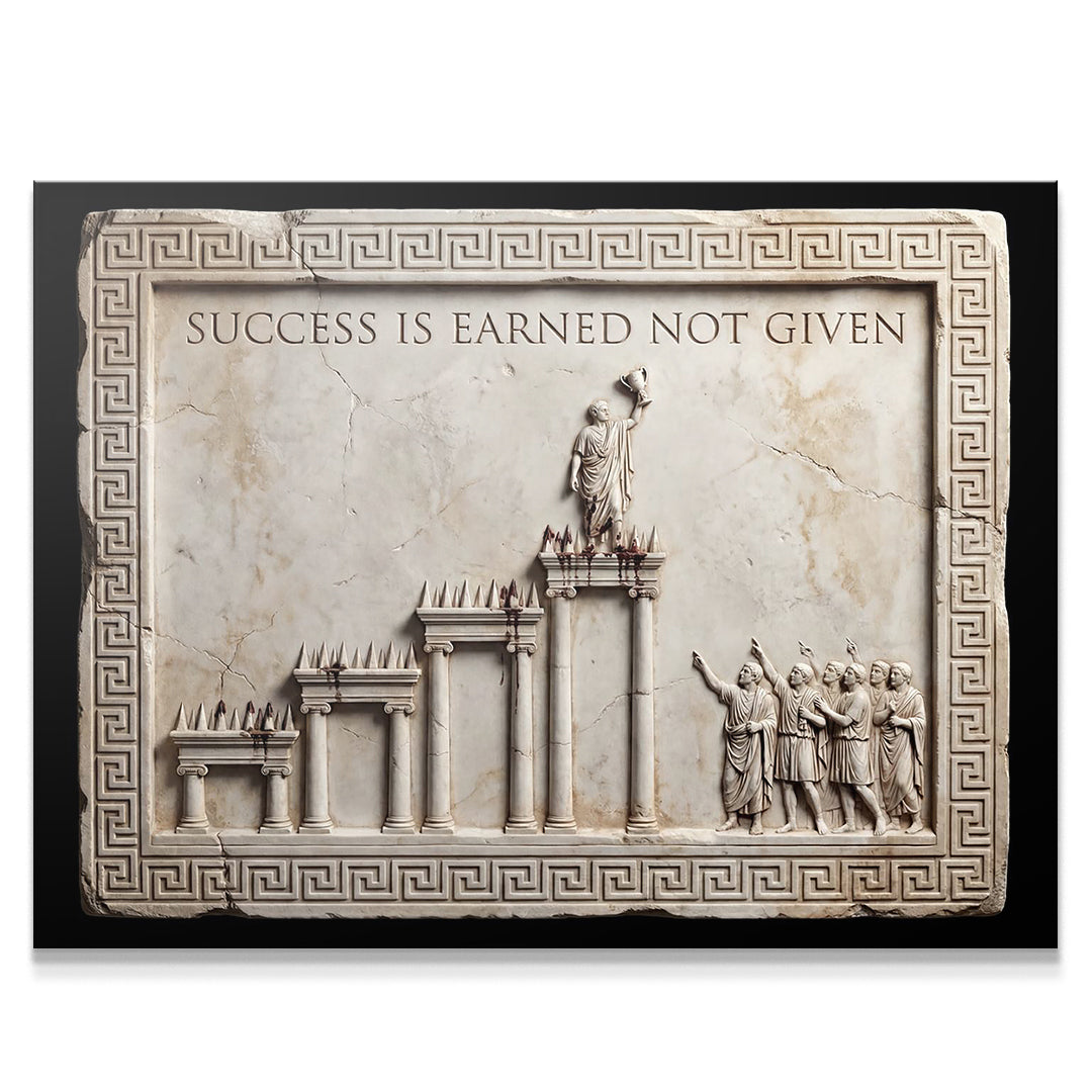 Success Is Earned Slab