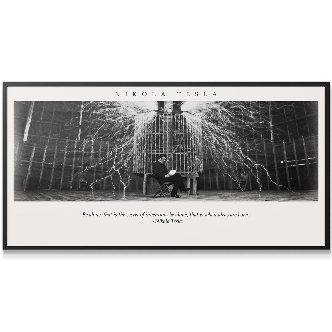 Nikola Tesla - Be Alone - IKONICK - Nikola Tesla