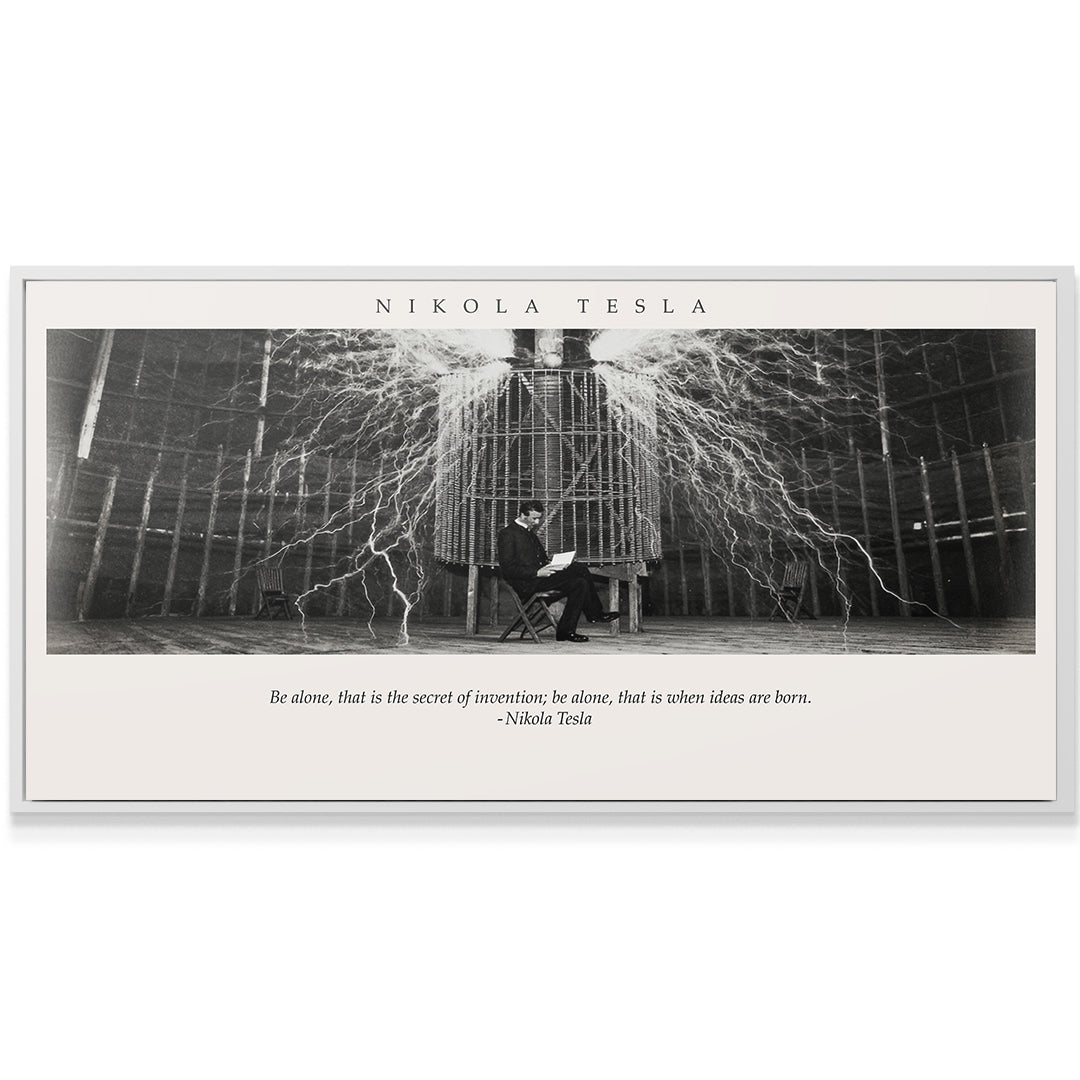 Nikola Tesla - Be Alone - IKONICK - Nikola Tesla
