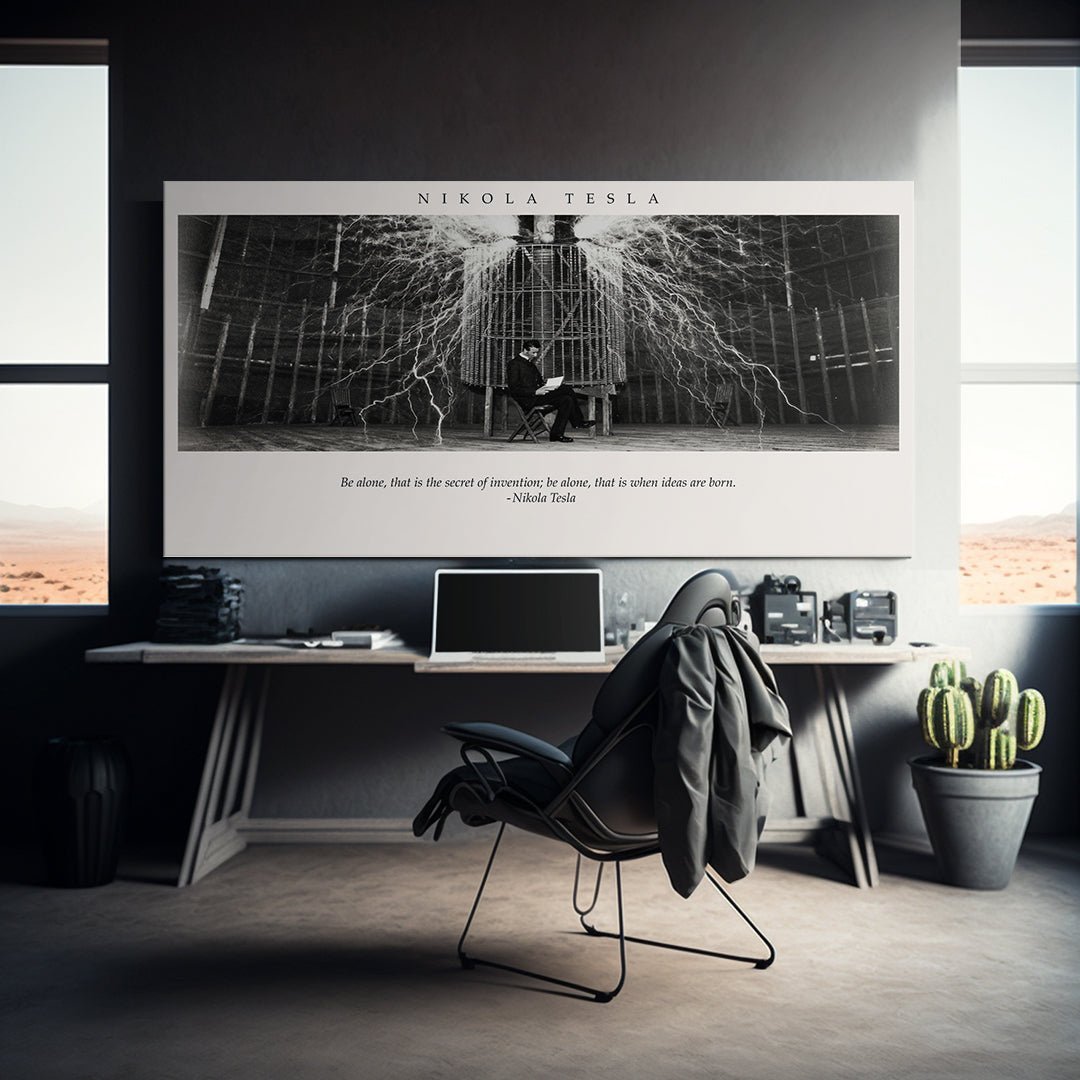 Nikola Tesla - Be Alone - IKONICK - Nikola Tesla
