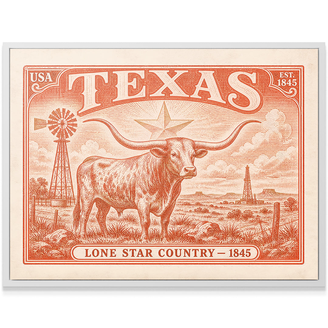 Texas Postage Stamp