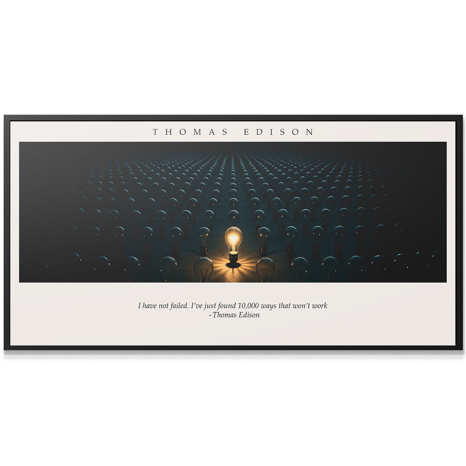 Thomas Edison - 10,000 ways - IKONICK - Thomas Edison