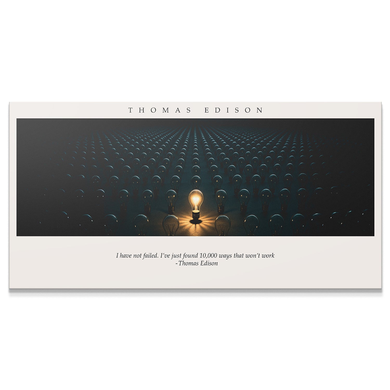 Thomas Edison - 10,000 ways - IKONICK - Thomas Edison