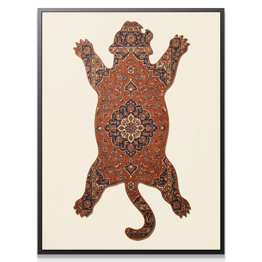 Tiger Rug Muted Orange