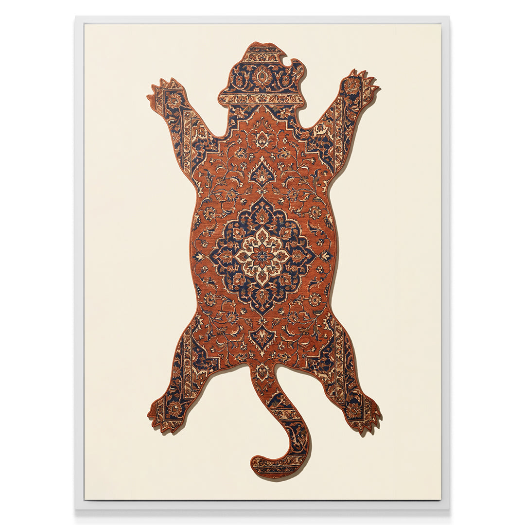 Tiger Rug Muted Orange