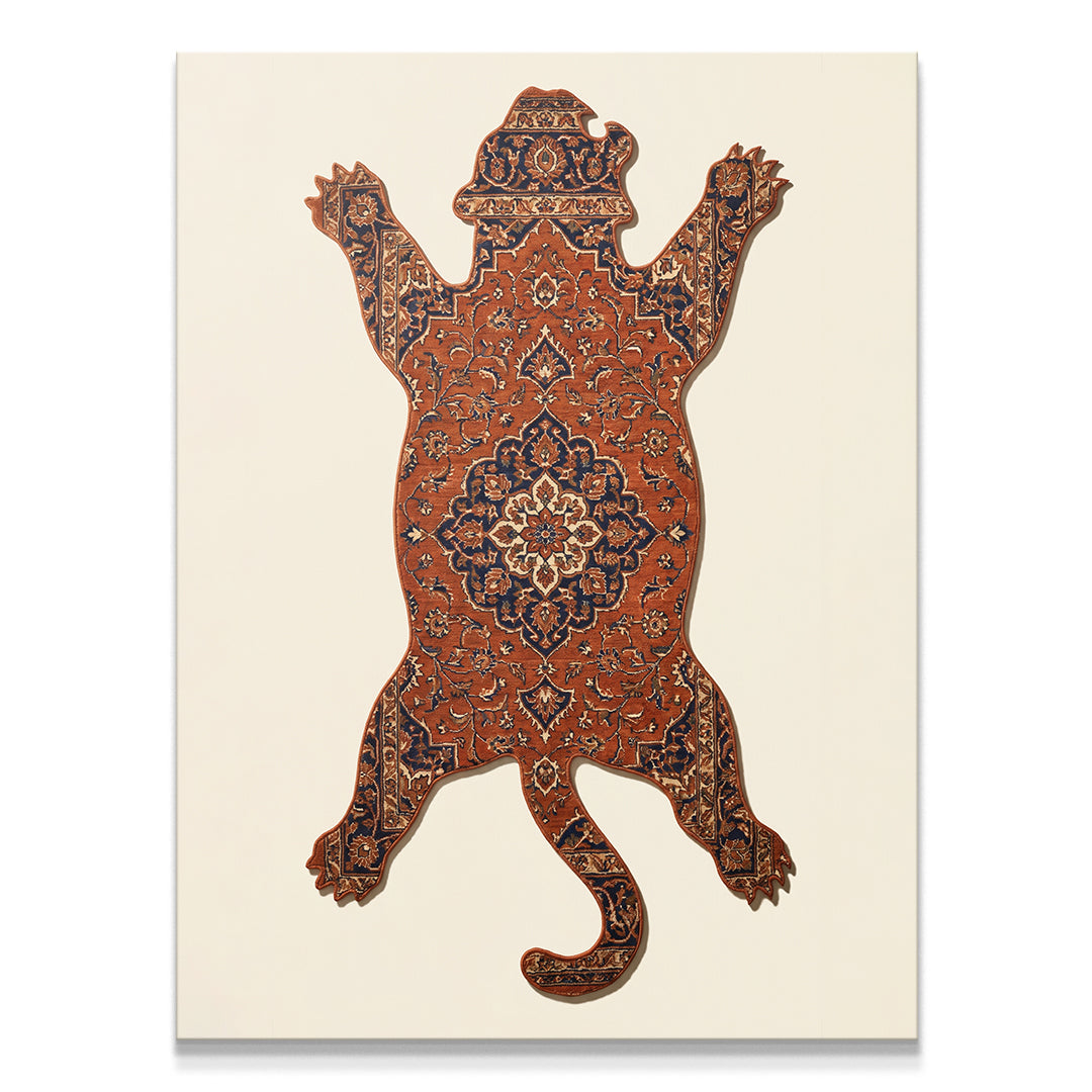 Tiger Rug Muted Orange