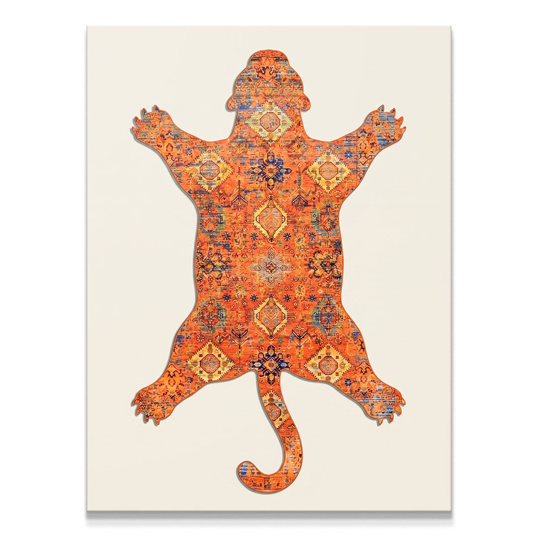 Tiger Rug Orange