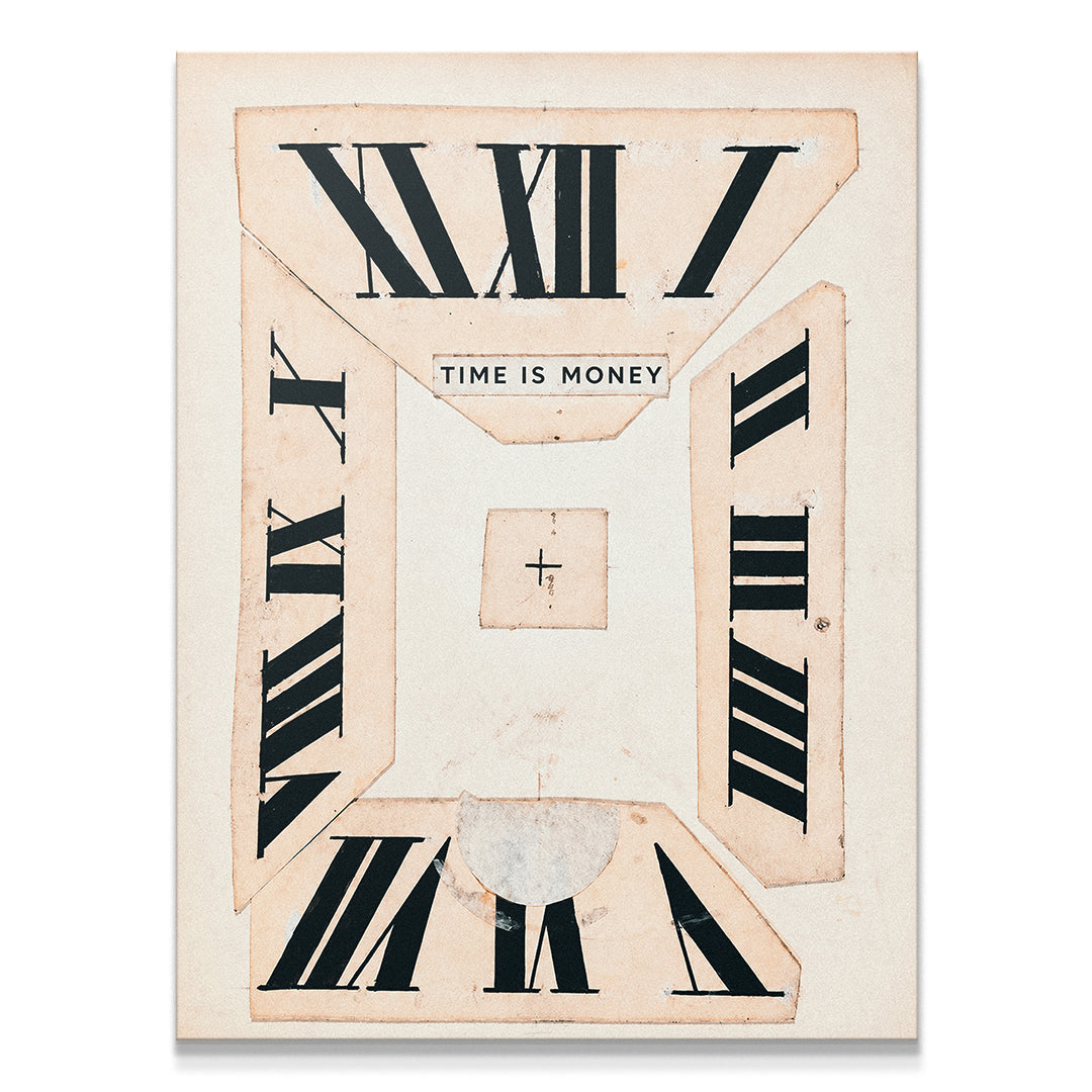 Time Is Money Paper Watch